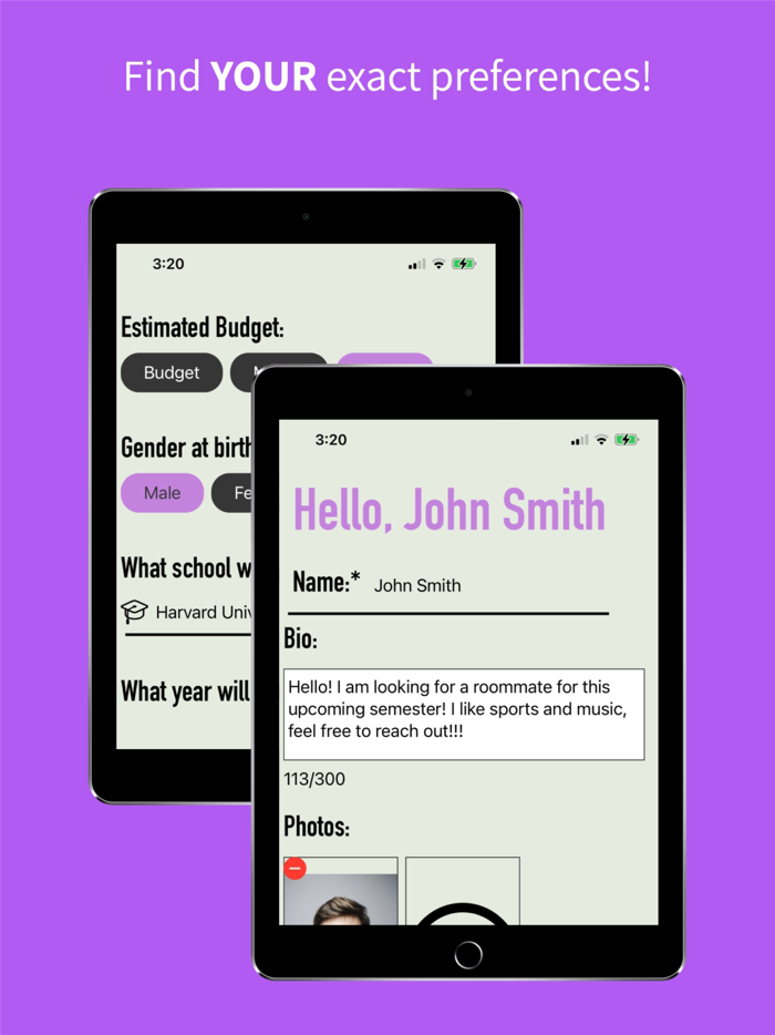 UniRoom Roommate Finder
