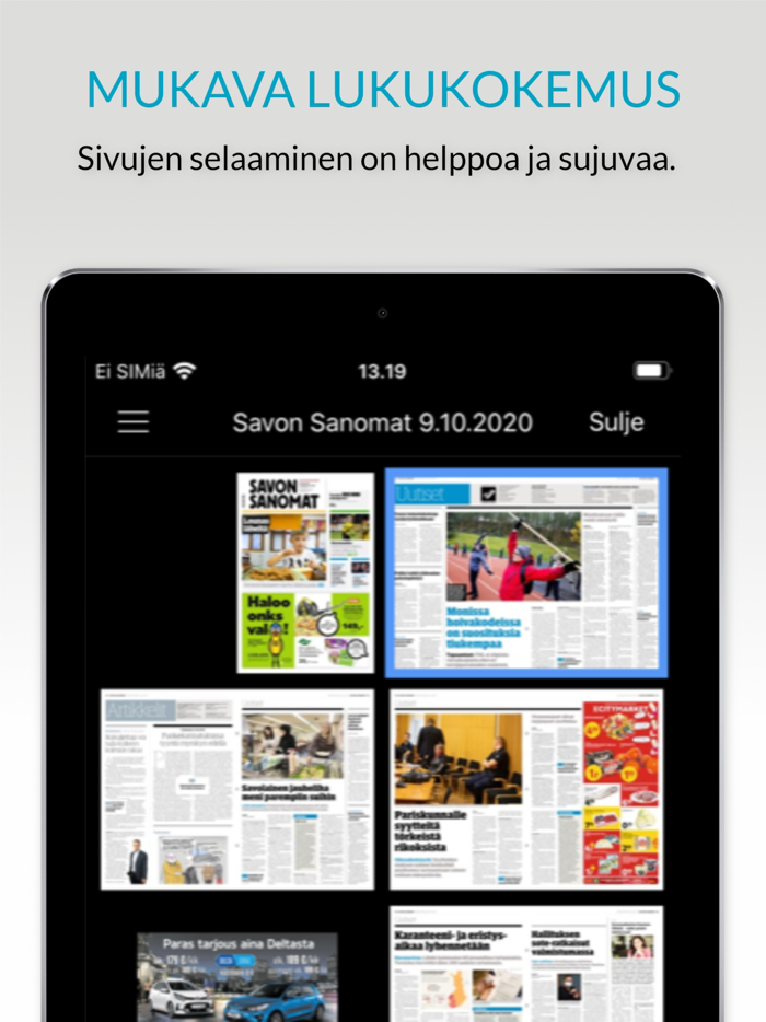 Savon Sanomat päivän lehti