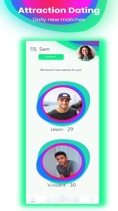 Attraction Dating Screenshot