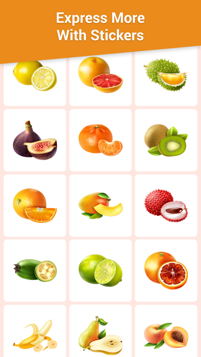 Fruit Stickers Pack Screenshot