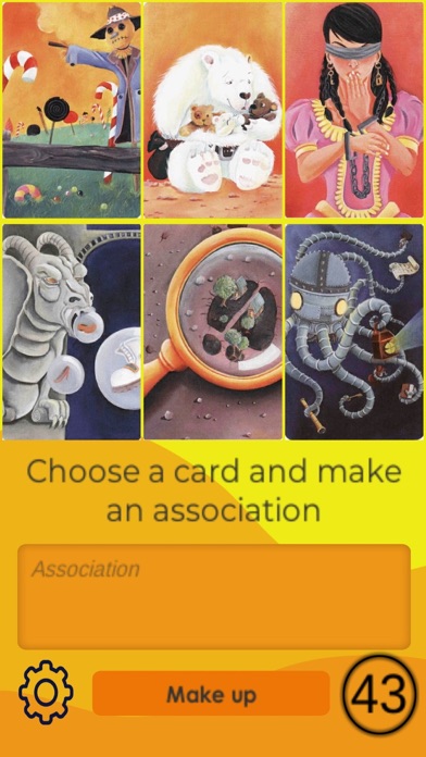 Tell me card game Screenshot