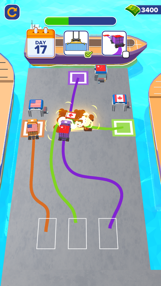 #6. Port Customs 3D (iOS) 由: BooBoo Games