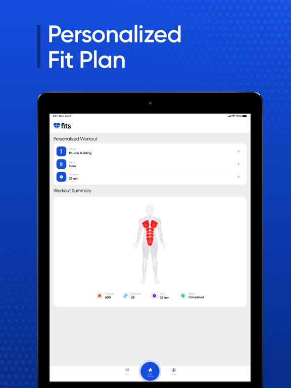 Screenshot #4 pour Fits - AI Personal Trainer
