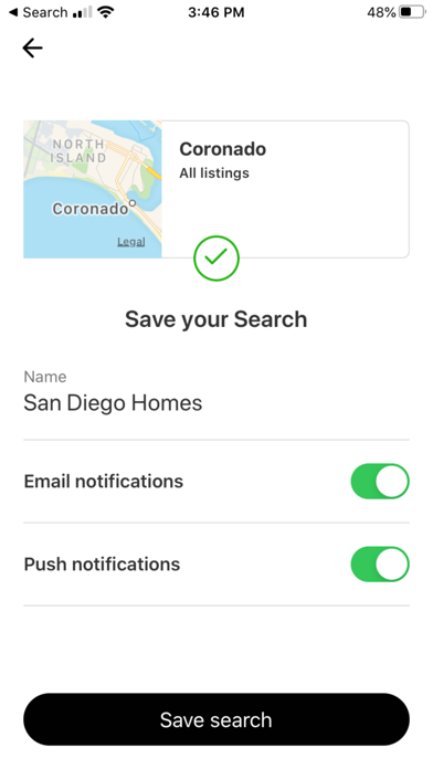 San Diego Realty Screenshot