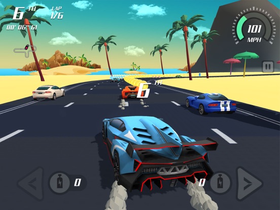 Crazy Racing Car-Chase Driving iPad screenshot 4 - Games app
