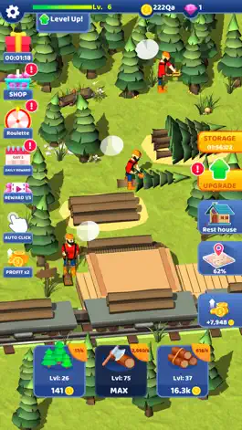 Game screenshot Lumber Mill Idle Farm: Offline mod apk