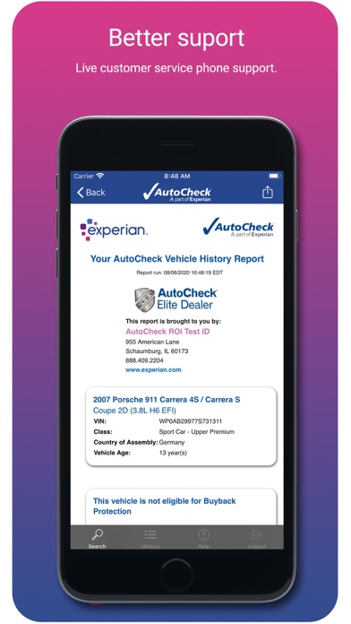AutoCheck® Mobile for Business Screenshot