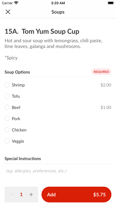 Irene Thai Cuisine Screenshot 4 - AppWisp.com Irene Thai Cuisine Screenshot 4 - AppWisp.com