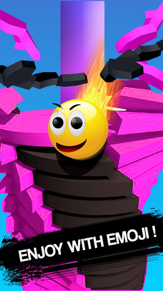 #3. Helix stack Ball jump 3d (iOS) By: Asim Ranjha
