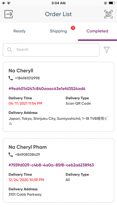 KanooOrderDelivery Screenshot