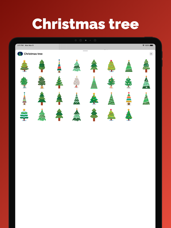 Screenshot #5 pour Autocollants emoji arbre Noël