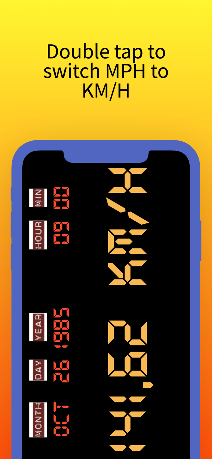 88 MPH - DeLorean Speedometer