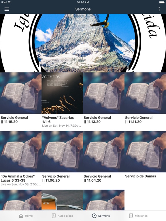 Roca Eterna UPCI iPad screenshot 2 - Education app