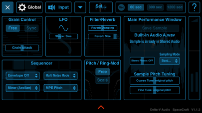 Screenshot #2 pour SpaceCraft Granular Synth