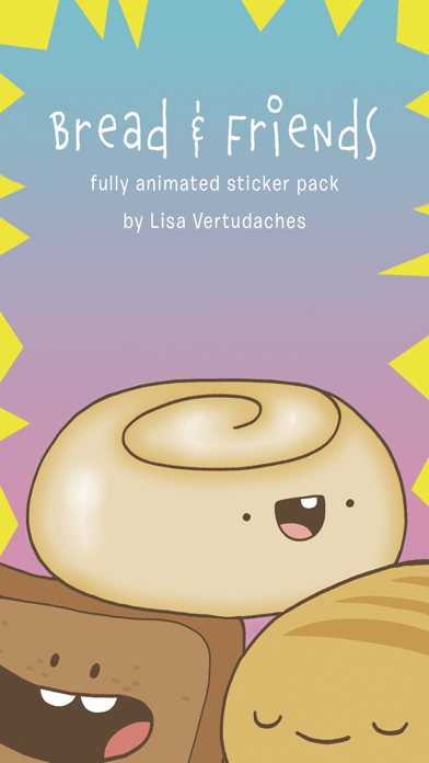 Screenshot #1 pour Bread and Friends stickers