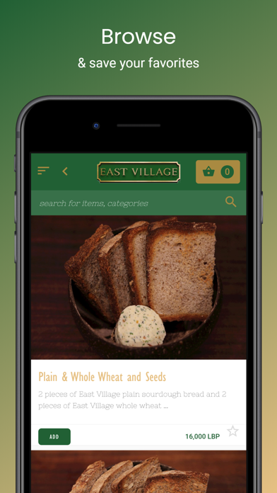 East Village Cuisine Screenshot