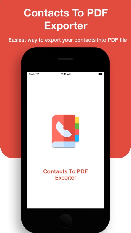 Contacts To PDF Exporter