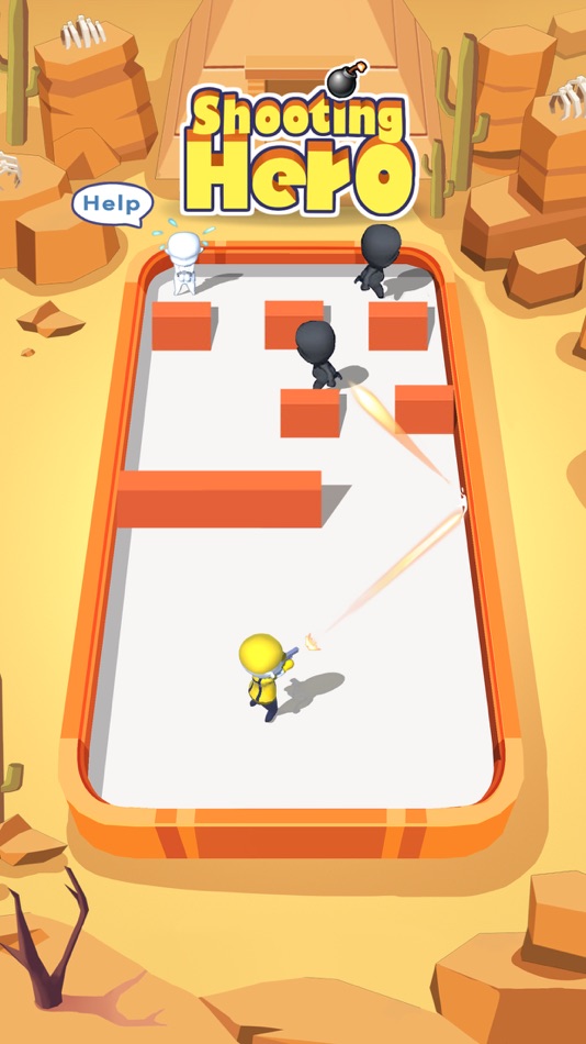 #2. Shooting Hero: Sniper Robots (iOS) 由: 松鹤 钟