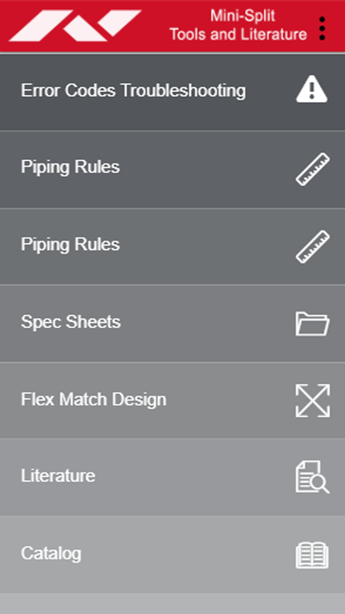 Nortek Mini Split Support