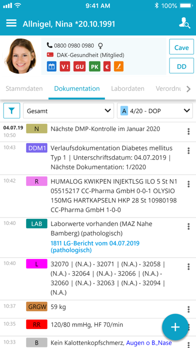 Screenshot #1 pour medatixx mobile