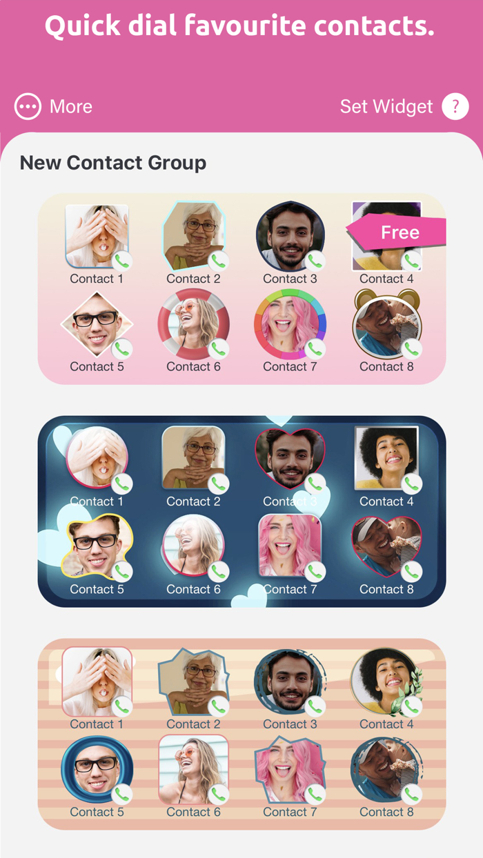 Danh Bạ Của Tôi Widget Chủ Đề