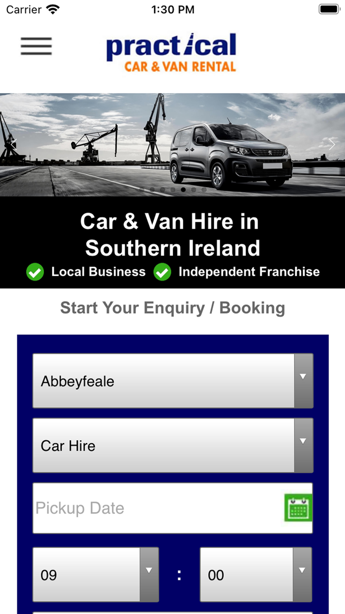 Practical Car and Van Rental IE