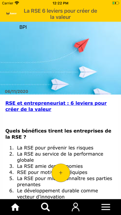 Bpifrance RSE Screenshot