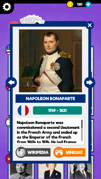 Famous Leaders - History Quiz Screenshot