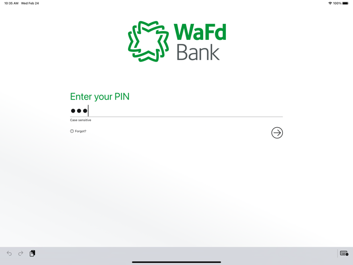 WaFd Treasury Token