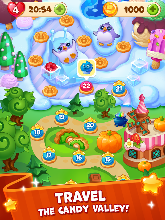 Screenshot #4 pour Candy Valley - Match 3 Puzzle