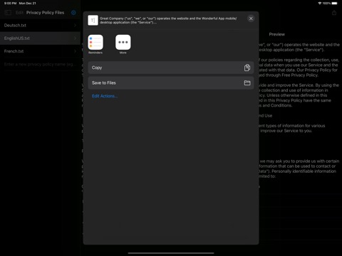 Privacy Policy Makerのおすすめ画像2