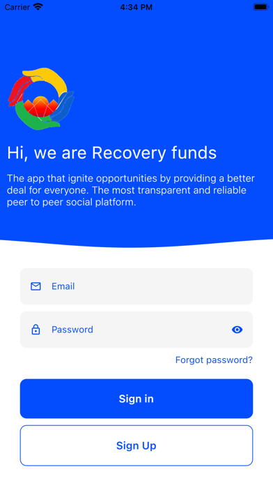 Recovery Funds Premium Screenshot