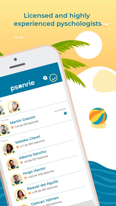 Psonríe - Psicólogos online Screenshot