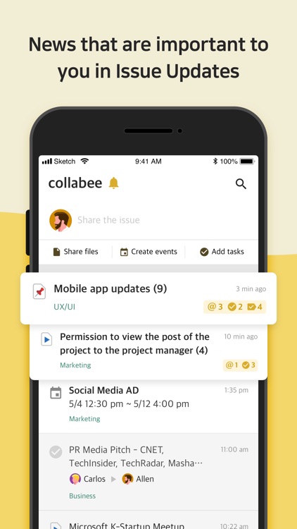 Collabee - Done in one page.