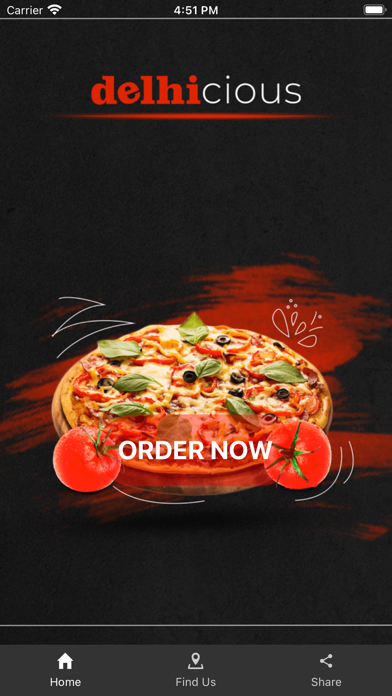 Delhicious Takeaway Screenshot