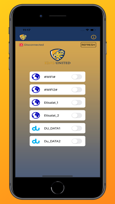 King United VPN Screenshot