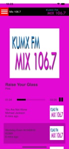 KUMX Mix 106.7 FM screenshot #1 for iPhone