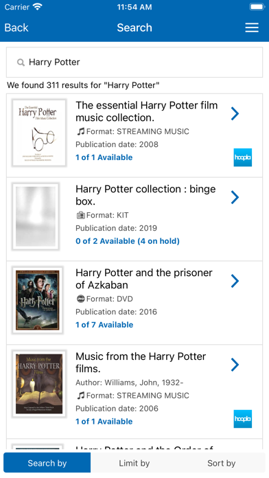 Harford County Public Library Screenshot