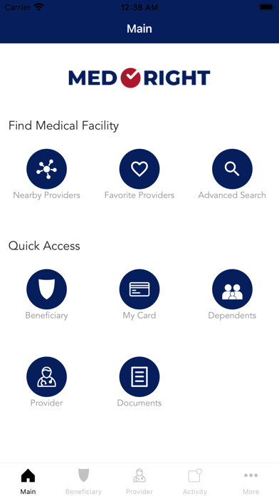 MedRight for Medical Services Screenshot
