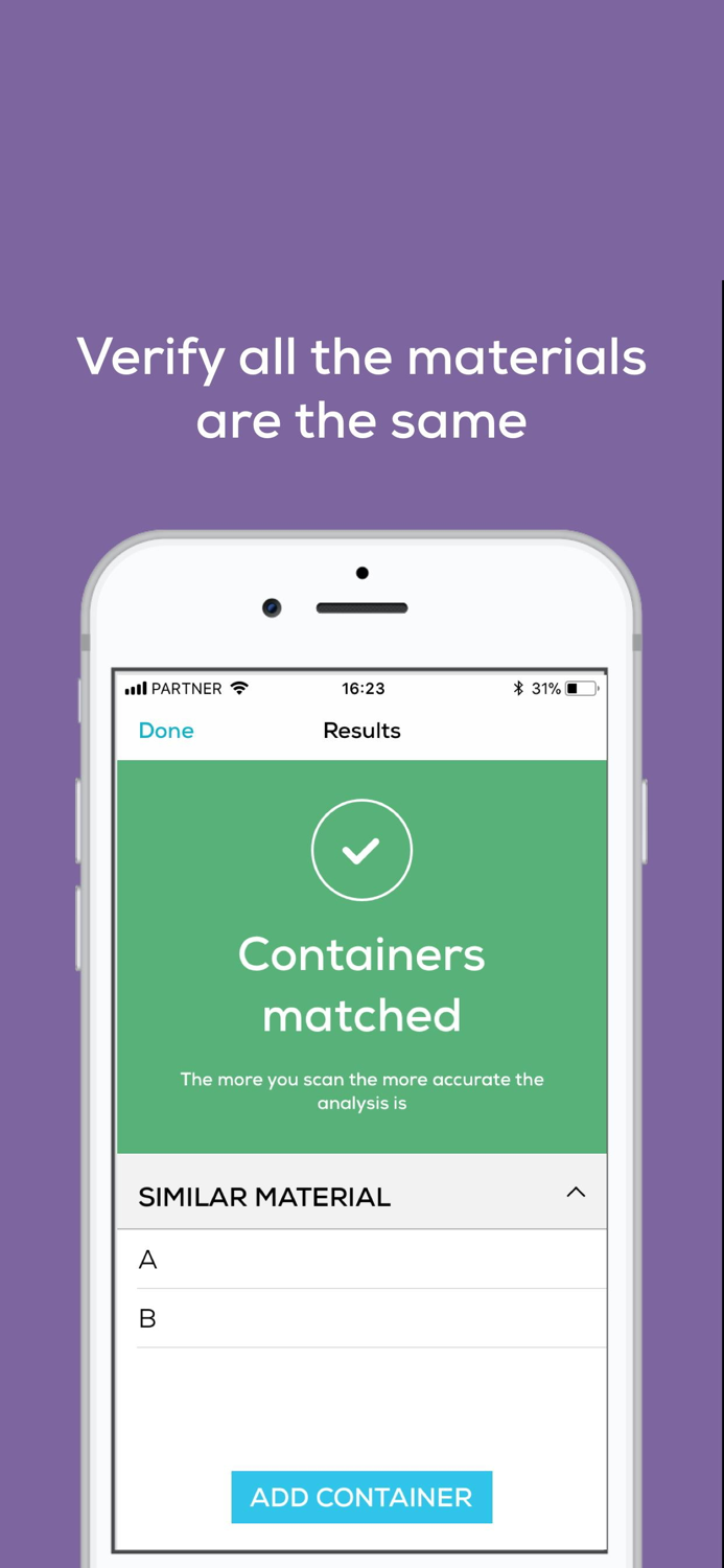 Material Verification