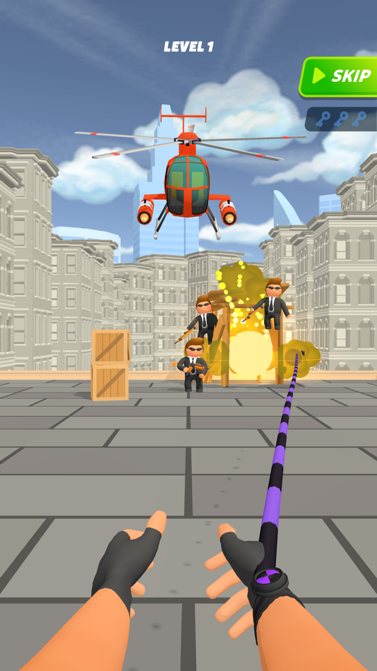 #2. Ropeman 3D (iOS) 由: Lion Studios