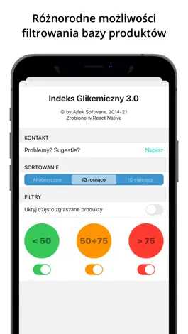 Game screenshot Indeks Glikemiczny apk