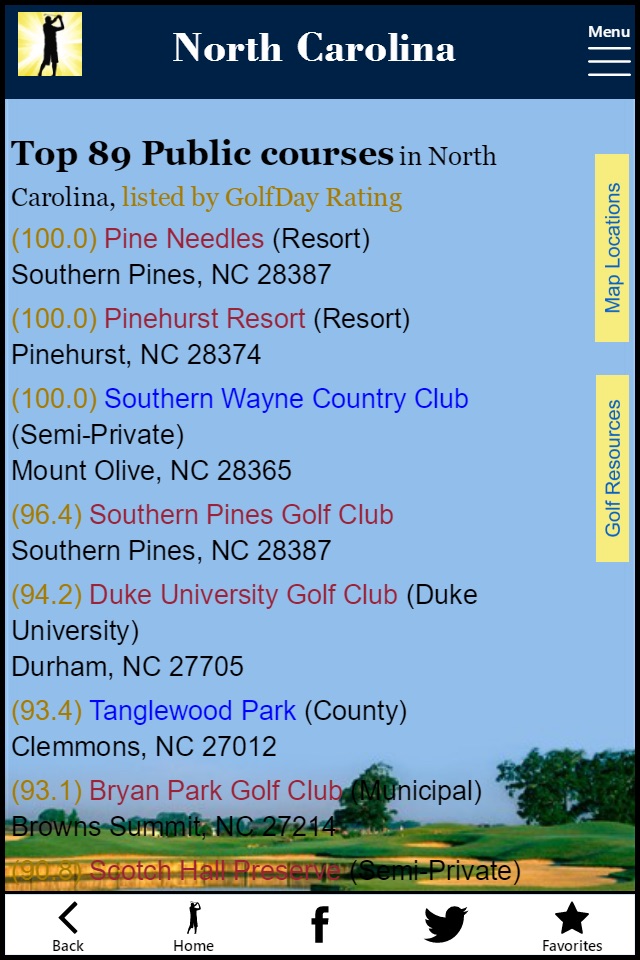 GolfDay North Carolina screenshot 3