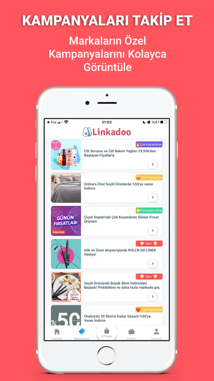 Linkadoo - Seç Paylaş Kazan