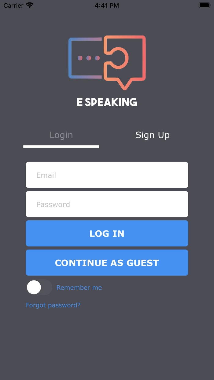 E Speaking