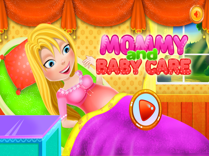 Mommy And Baby Caring