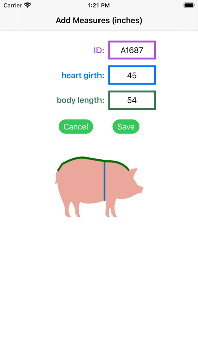 Pig Weight Estimatorのおすすめ画像2