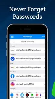 password manager - secure iphone screenshot 1