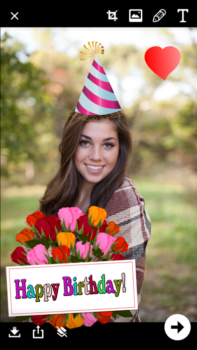 Happy Bday Card Screenshot