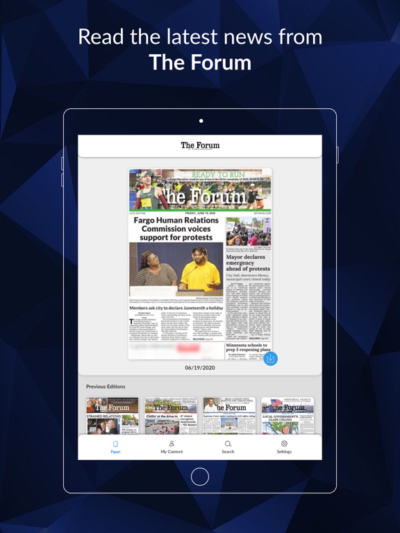 The Forum E-paper screenshot 2